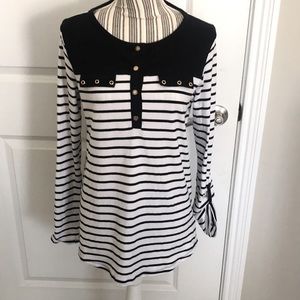 🍑 ANN KLEIN TUNIC TOP